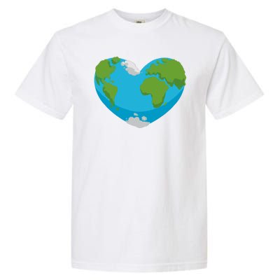 Earth Shaped Heart Garment-Dyed Heavyweight T-Shirt