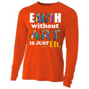 Earth Without Art Is Just Eh Cooling Performance Long Sleeve Crew