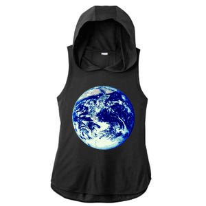 Earth World Ladies PosiCharge Tri-Blend Wicking Draft Hoodie Tank