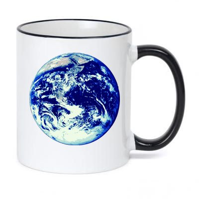 Earth World 11oz Black Color Changing Mug