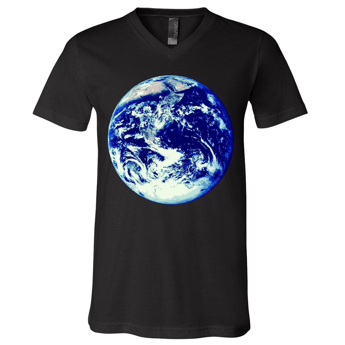 Earth World V-Neck T-Shirt