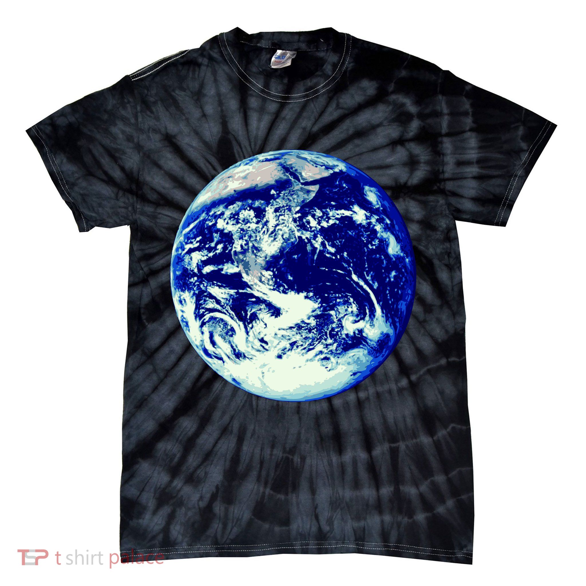 Earth World Tie-Dye T-Shirt