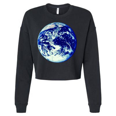 Earth World Cropped Pullover Crew