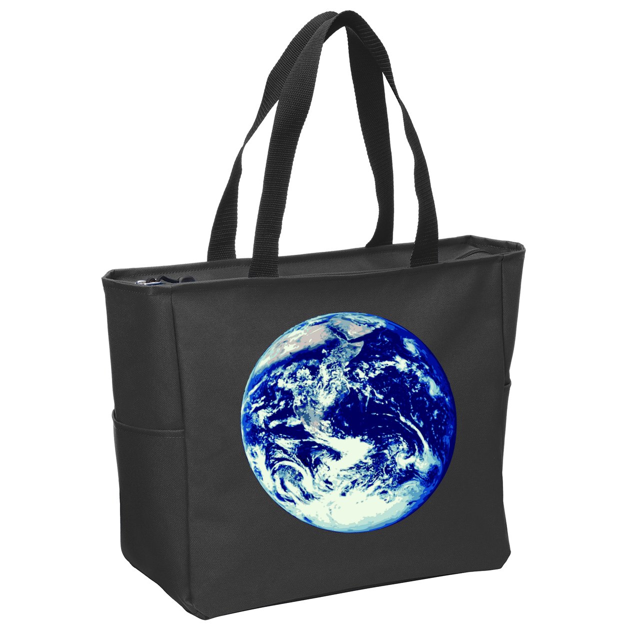 Earth World Zip Tote Bag