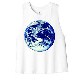 Earth World Women's Racerback Cropped Tank