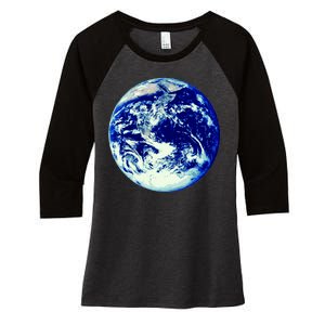 Earth World Women's Tri-Blend 3/4-Sleeve Raglan Shirt