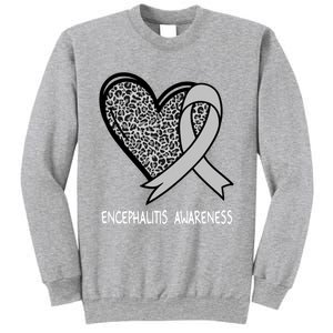 Encephalitis Awareness Silver Ribbon Funny Gift Sweatshirt