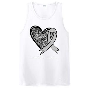 Encephalitis Awareness Silver Ribbon Funny Gift PosiCharge Competitor Tank