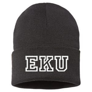 EKU Athletic Sport College University @ Alumni Sustainable Knit Beanie