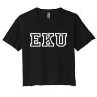 EKU Athletic Sport College University @ Alumni Women's Crop Top Tee