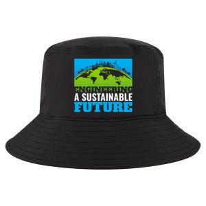 Engineering A Sustainable Future Renewable Energy Earth Day Gift Cool Comfort Performance Bucket Hat