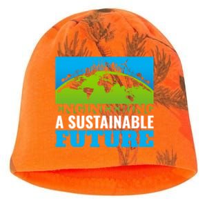 Engineering A Sustainable Future Renewable Energy Earth Day Gift Kati - Camo Knit Beanie