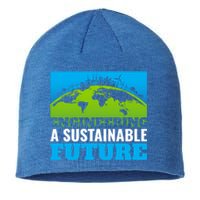 Engineering A Sustainable Future Renewable Energy Earth Day Gift Sustainable Beanie