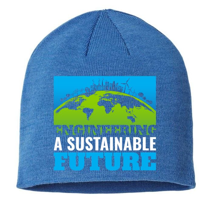 Engineering A Sustainable Future Renewable Energy Earth Day Gift Sustainable Beanie