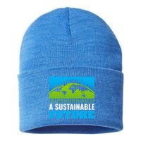 Engineering A Sustainable Future Renewable Energy Earth Day Gift Sustainable Knit Beanie