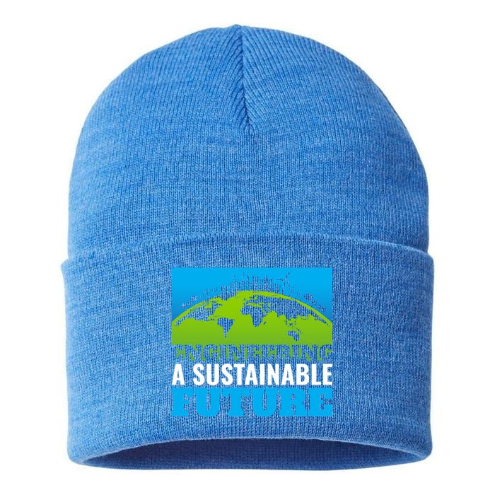 Engineering A Sustainable Future Renewable Energy Earth Day Gift Sustainable Knit Beanie