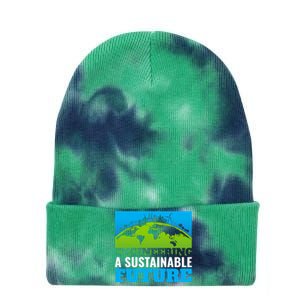 Engineering A Sustainable Future Renewable Energy Earth Day Gift Tie Dye 12in Knit Beanie