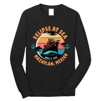 Eclipse At Sea MazatláN Mexico Total Solar Eclipse Long Sleeve Shirt