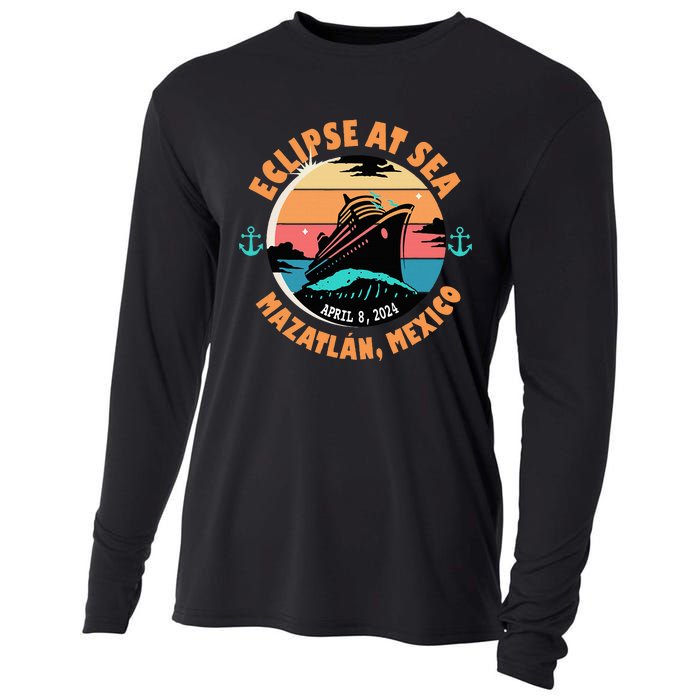 Eclipse At Sea MazatláN Mexico Total Solar Eclipse Cooling Performance Long Sleeve Crew