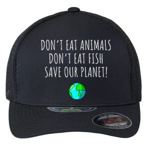 Environmental Awareness Sustainable Planet Vegan Earth Day Flexfit Unipanel Trucker Cap