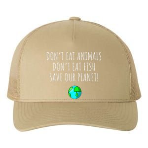 Environmental Awareness Sustainable Planet Vegan Earth Day Yupoong Adult 5-Panel Trucker Hat