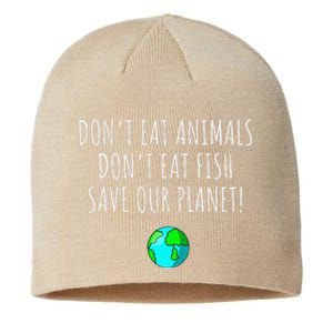 Environmental Awareness Sustainable Planet Vegan Earth Day Sustainable Beanie