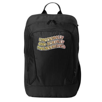 Emotionally And Sexually Malnourished City Backpack