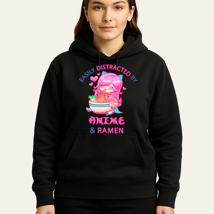 Easily Distracted By Anime & Ramen Hoodie