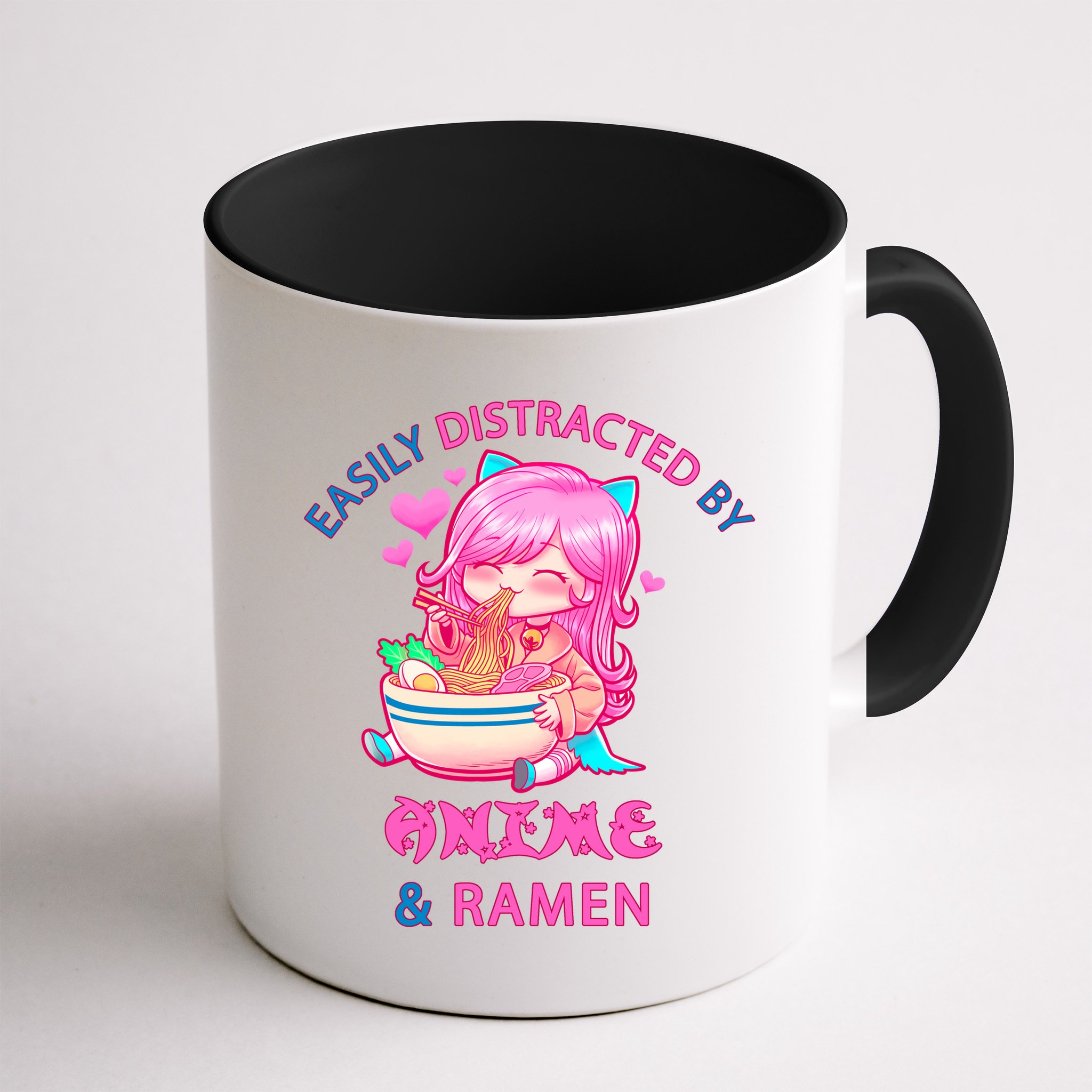 Easily Distracted By Anime & Ramen Mug