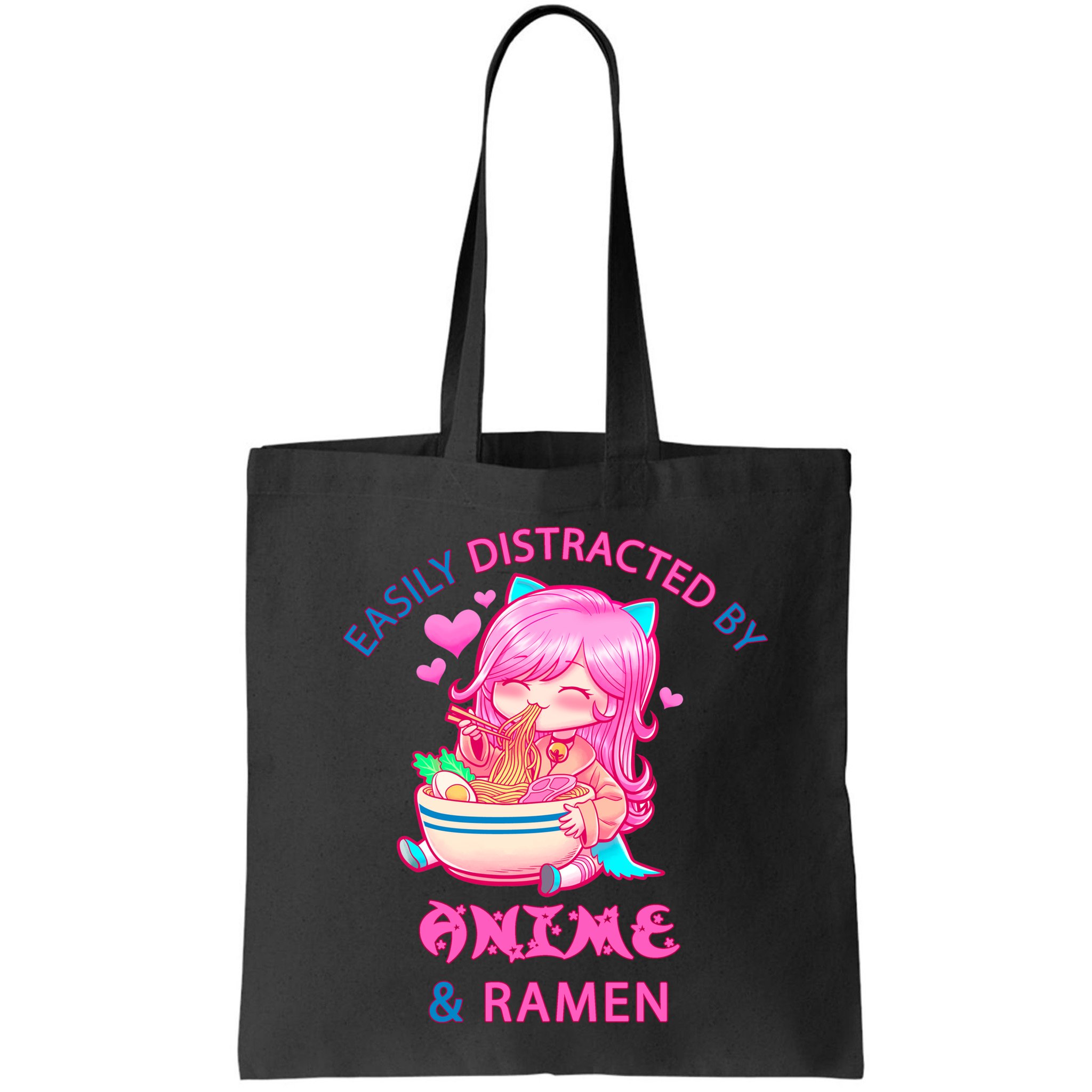 Easily Distracted By Anime & Ramen Bag