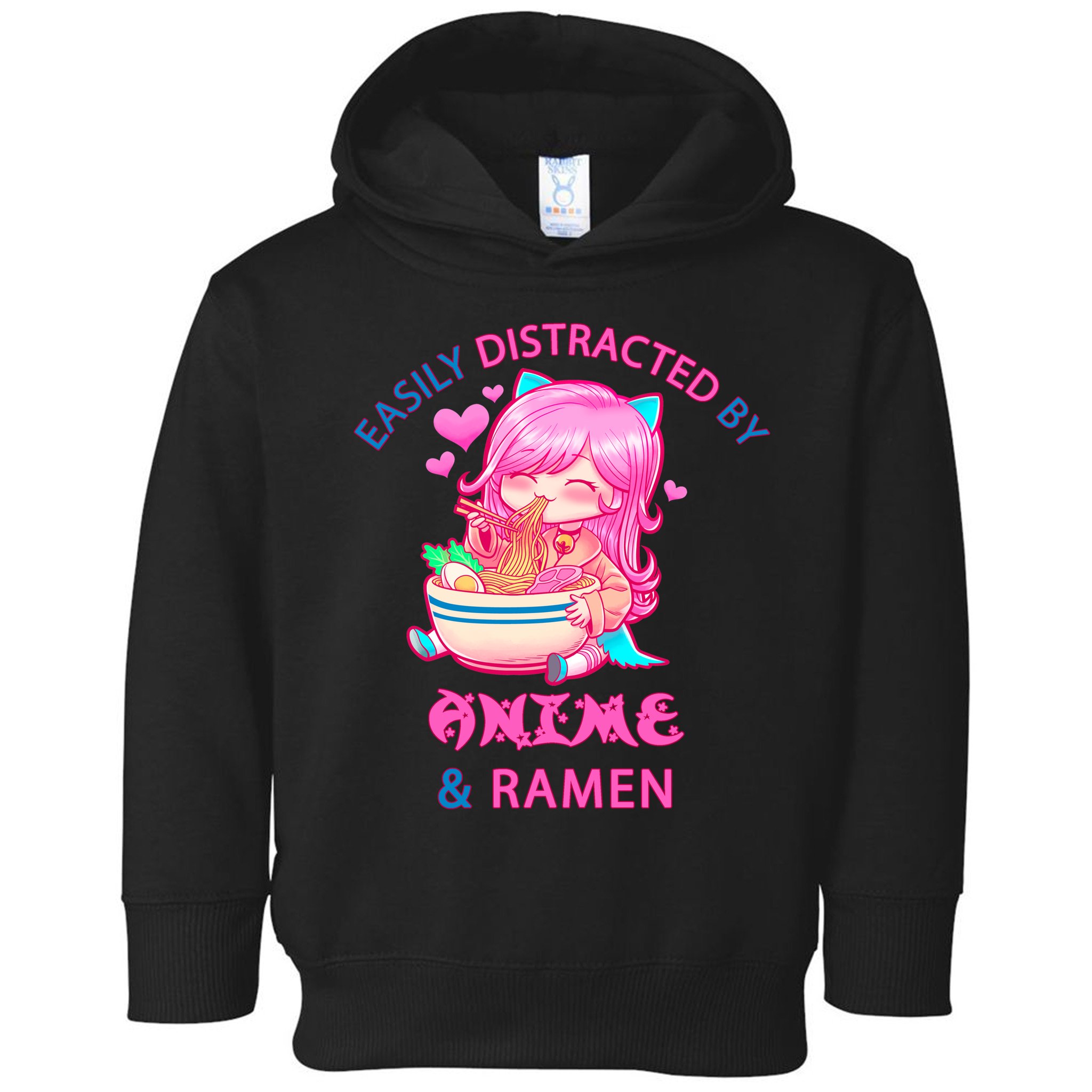 Easily Distracted By Anime & Ramen Toddler Hoodie