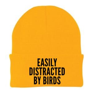 Easily Distracted By Birds Knit Cap Winter Beanie