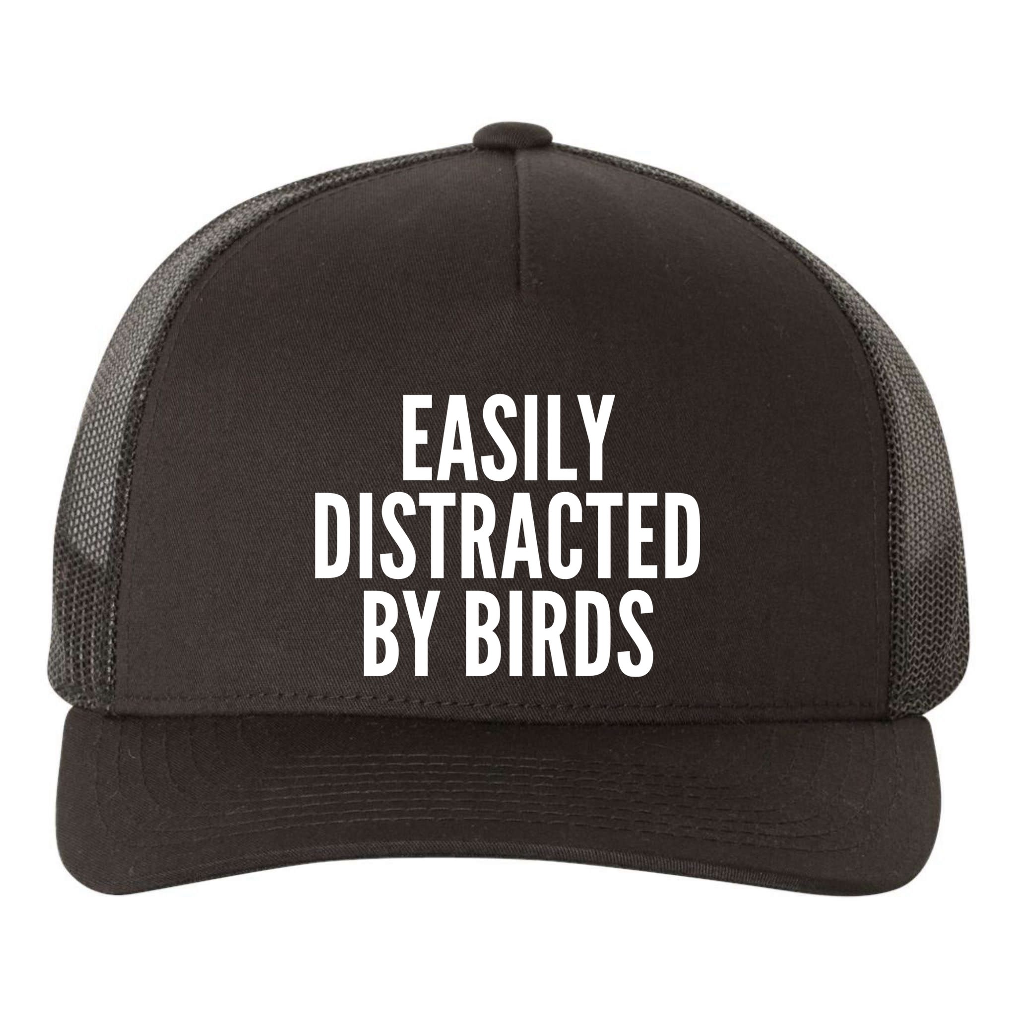 Easily Distracted By Birds Yupoong Adult 5-Panel Trucker Hat