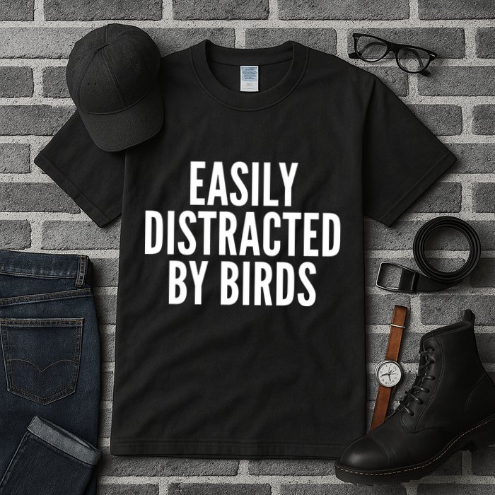 Easily Distracted By Birds Tall T-Shirt