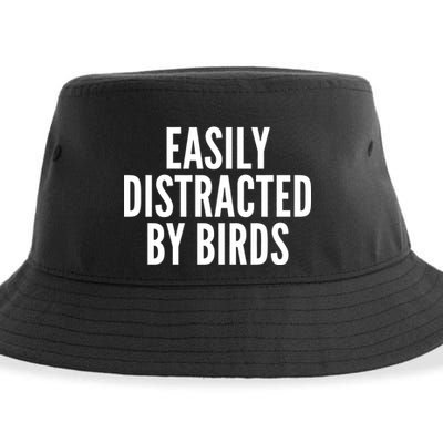 Easily Distracted By Birds Sustainable Bucket Hat