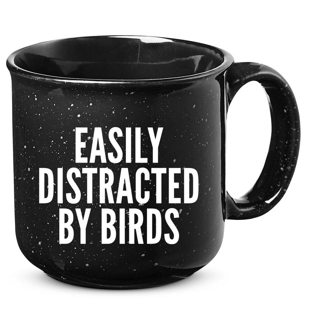 Easily Distracted By Birds 15oz Campfire Ceramic Mug