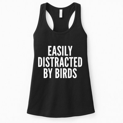 Easily Distracted By Birds Womens Tank Top