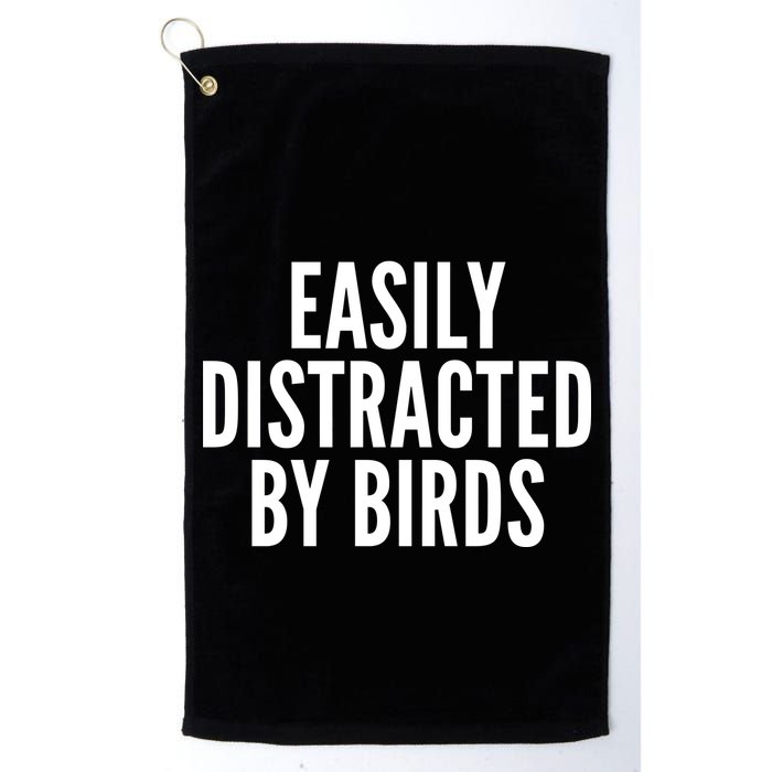 Easily Distracted By Birds Golf Towel