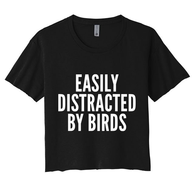 Easily Distracted By Birds Crop Top