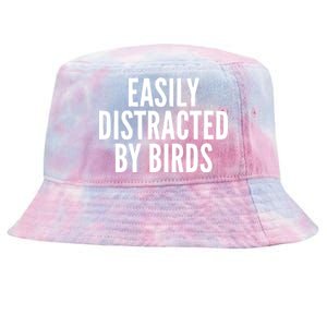 Easily Distracted By Birds Tie-Dyed Bucket Hat