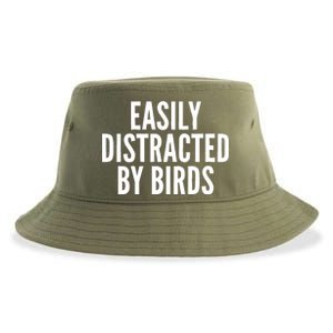 Easily Distracted By Birds Sustainable Bucket Hat