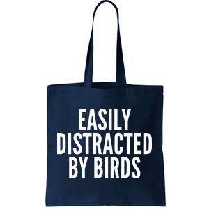 Easily Distracted By Birds Tote Bag