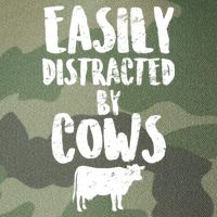 Easily Distracted By Cows Legacy Tie Dye Trucker Hat