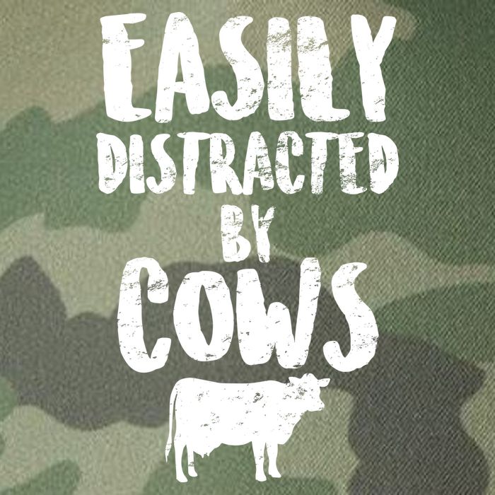 Easily Distracted By Cows Legacy Tie Dye Trucker Hat