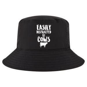 Easily Distracted By Cows Cool Comfort Performance Bucket Hat