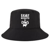 Easily Distracted By Cows Cool Comfort Performance Bucket Hat