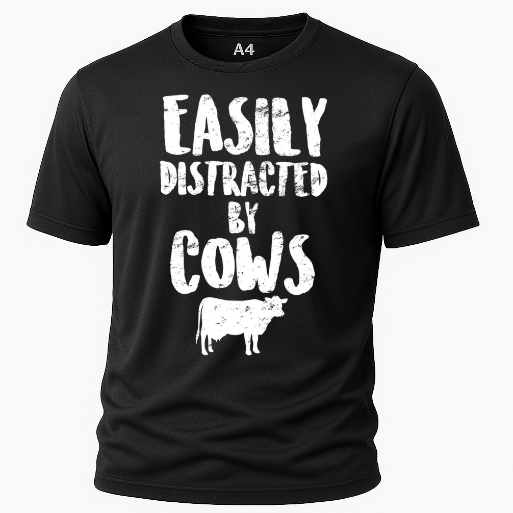 Easily Distracted By Cows Performance Shirt
