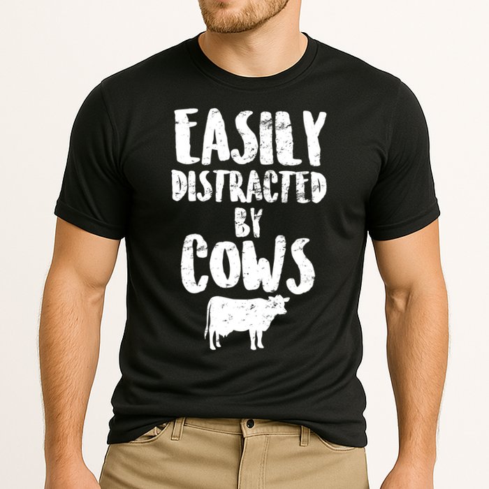 Easily Distracted By Cows Performance Shirt