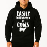 Easily Distracted By Cows Hoodie