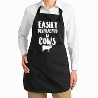 Easily Distracted By Cows Apron